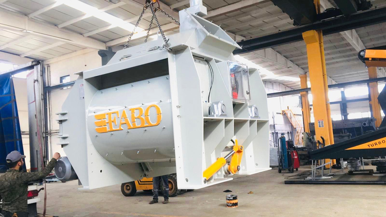 FABO twin shaft mixer - Betongblander: bilde 1 FABO twin shaft mixer - Betongblander: bilde 1