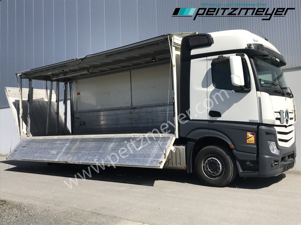 MERCEDES-BENZ Actros 2545 LL Böse Schwenkwand + 2,5 t. LBW BÄR - Distribusjon av drikkevarer lastebil: bilde 2 MERCEDES-BENZ Actros 2545 LL Böse Schwenkwand + 2,5 t. LBW BÄR - Distribusjon av drikkevarer lastebil: bilde 2