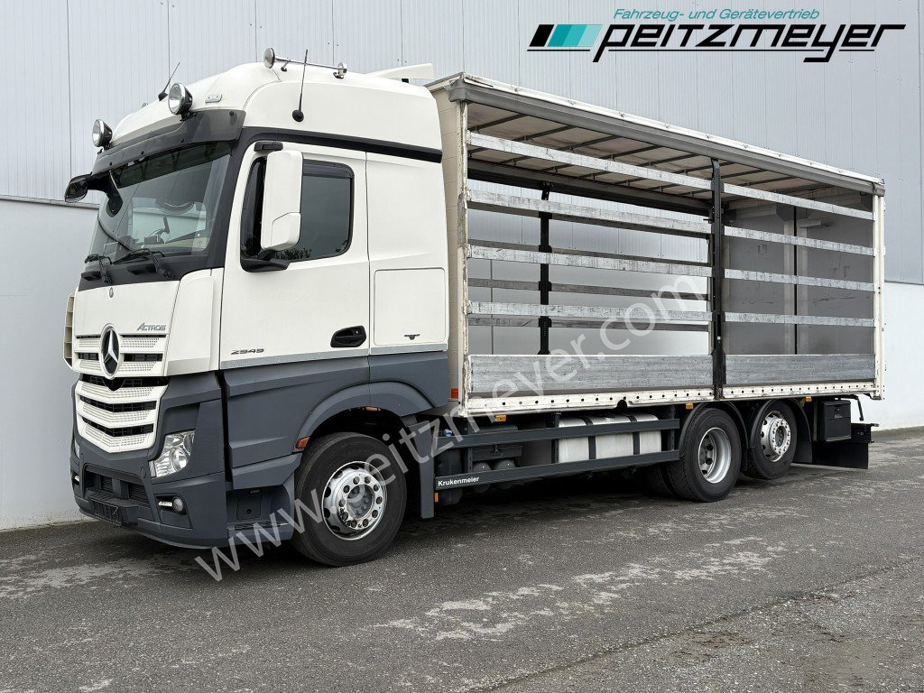 MERCEDES-BENZ Actros 2545 LL Pritsche, Klima, Standklima, PPC, EU 6 MP 4 - Edscha - Planbil: bilde 1 MERCEDES-BENZ Actros 2545 LL Pritsche, Klima, Standklima, PPC, EU 6 MP 4 - Edscha - Planbil: bilde 1