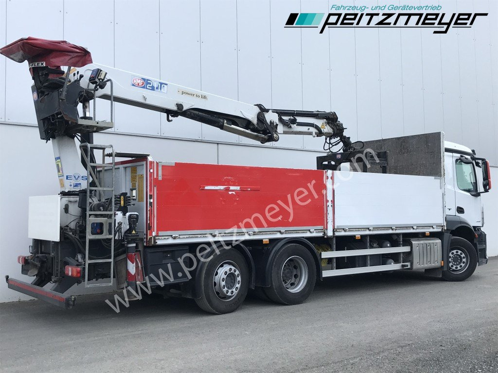 MERCEDES-BENZ Antos 2536 LL Pritsche HMF 2110-L5 5 fach Ausschub mit Steinzange - Planbil, Kranbil: bilde 3 MERCEDES-BENZ Antos 2536 LL Pritsche HMF 2110-L5 5 fach Ausschub mit Steinzange - Planbil, Kranbil: bilde 3