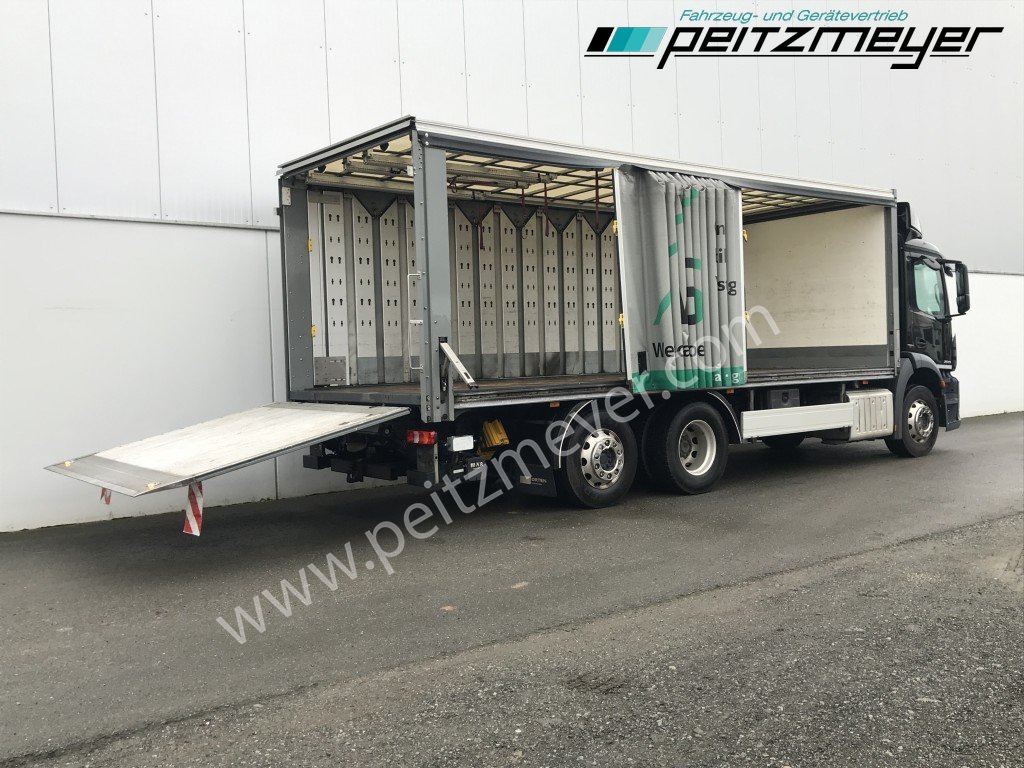MERCEDES-BENZ Antos 2543 LL Getränke Schiebeplane Retarder, 2 x AHK, LBW 2 t., Lenkachse - Distribusjon av drikkevarer lastebil: bilde 3 MERCEDES-BENZ Antos 2543 LL Getränke Schiebeplane Retarder, 2 x AHK, LBW 2 t., Lenkachse - Distribusjon av drikkevarer lastebil: bilde 3