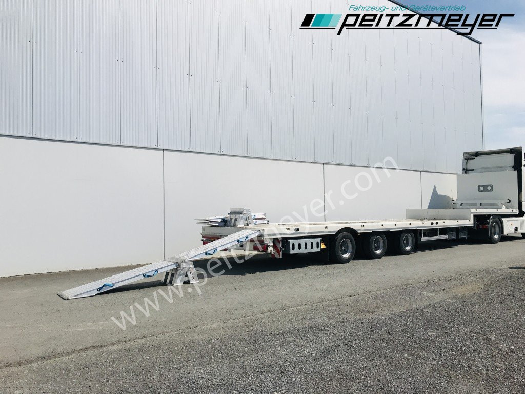 Möslein 3-Achs-Tieflader STO 3, Lenkachse, Rampen, neuwertig - Lavloader semitrailer: bilde 2 Möslein 3-Achs-Tieflader STO 3, Lenkachse, Rampen, neuwertig - Lavloader semitrailer: bilde 2