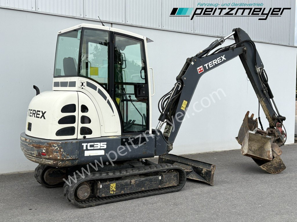 TEREX MINIBAGGER TC 35 mit hydr. Schwenklöffel 1.300 mm - Minigraver: bilde 3 TEREX MINIBAGGER TC 35 mit hydr. Schwenklöffel 1.300 mm - Minigraver: bilde 3