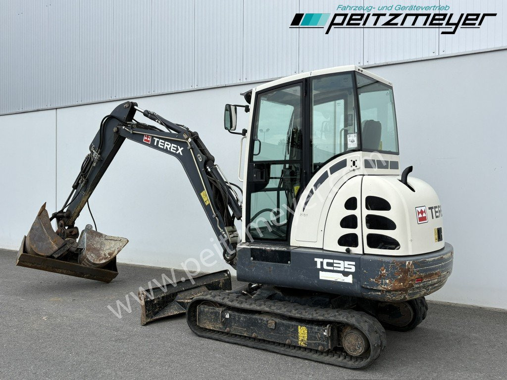 TEREX MINIBAGGER TC 35 mit hydr. Schwenklöffel 1.300 mm - Minigraver: bilde 4 TEREX MINIBAGGER TC 35 mit hydr. Schwenklöffel 1.300 mm - Minigraver: bilde 4
