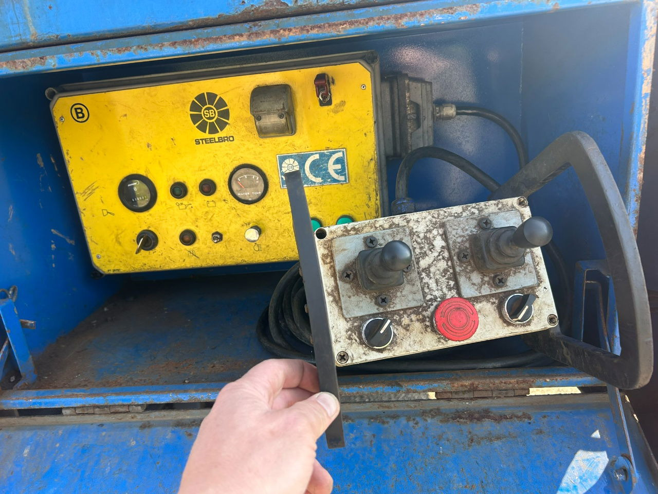 Container-transport/ Vekselflak semitrailer Pacton Steelbro MK6 Side loader / 20 - 40 ft / own diesel power pack / saf disc braks: bilde 10