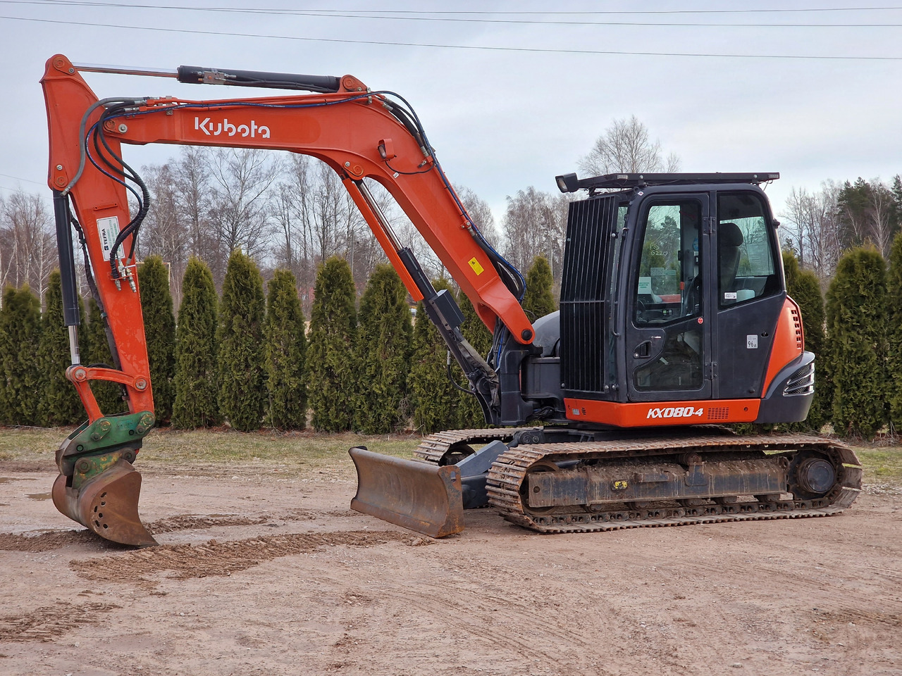 KUBOTA KX080-4. Metal tracks. - Minigraver: bilde 2 KUBOTA KX080-4. Metal tracks. - Minigraver: bilde 2