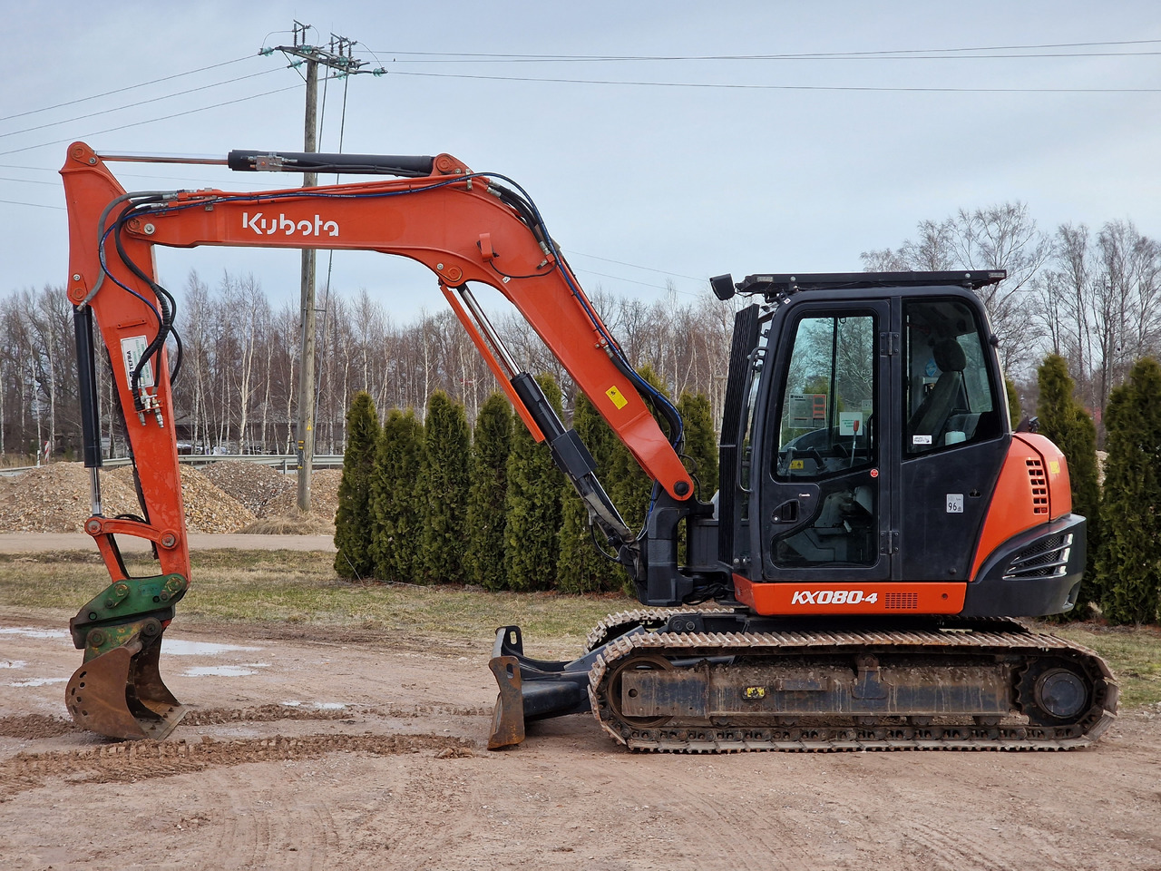 KUBOTA KX080-4. Metal tracks. - Minigraver: bilde 3 KUBOTA KX080-4. Metal tracks. - Minigraver: bilde 3