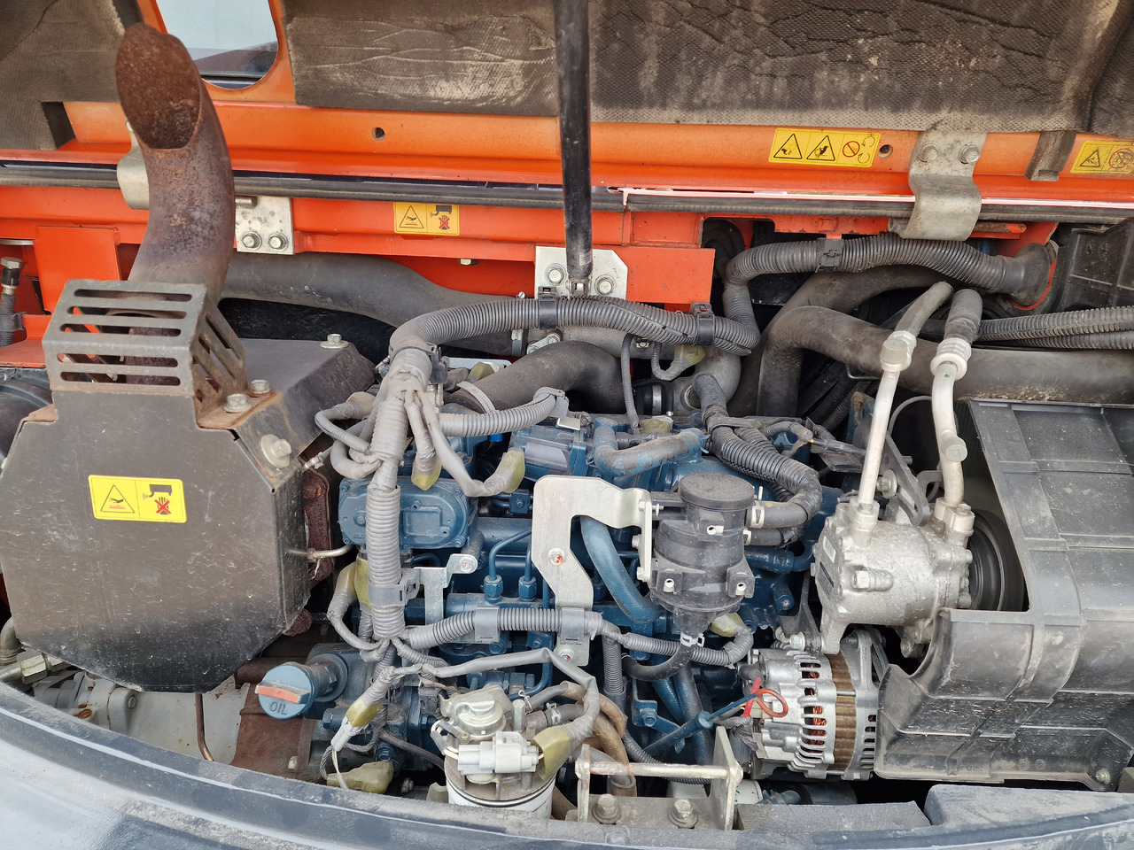 Minigraver KUBOTA KX080-4. Metal tracks.: bilde 14