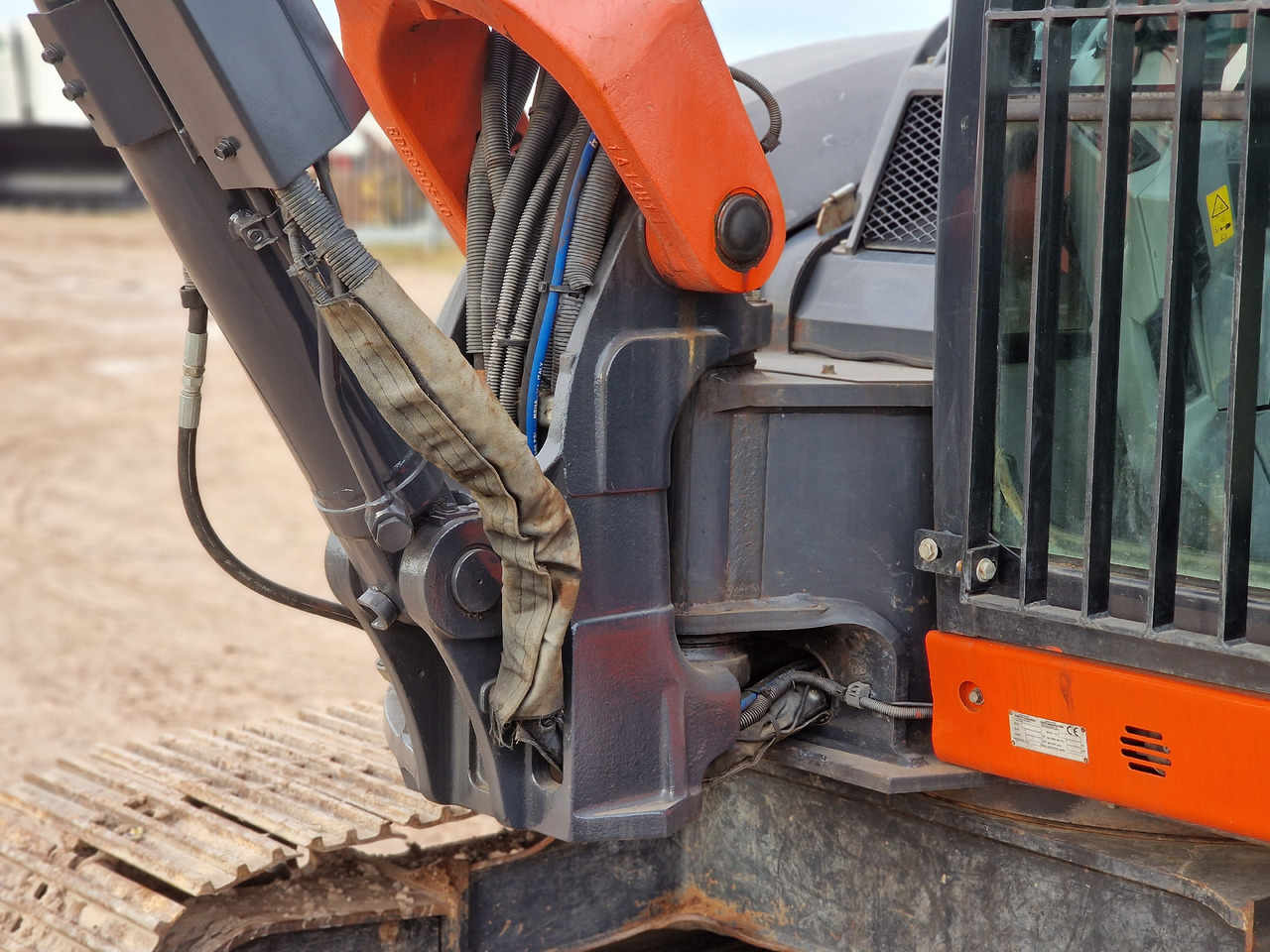 Minigraver KUBOTA KX080-4. Metal tracks.: bilde 9