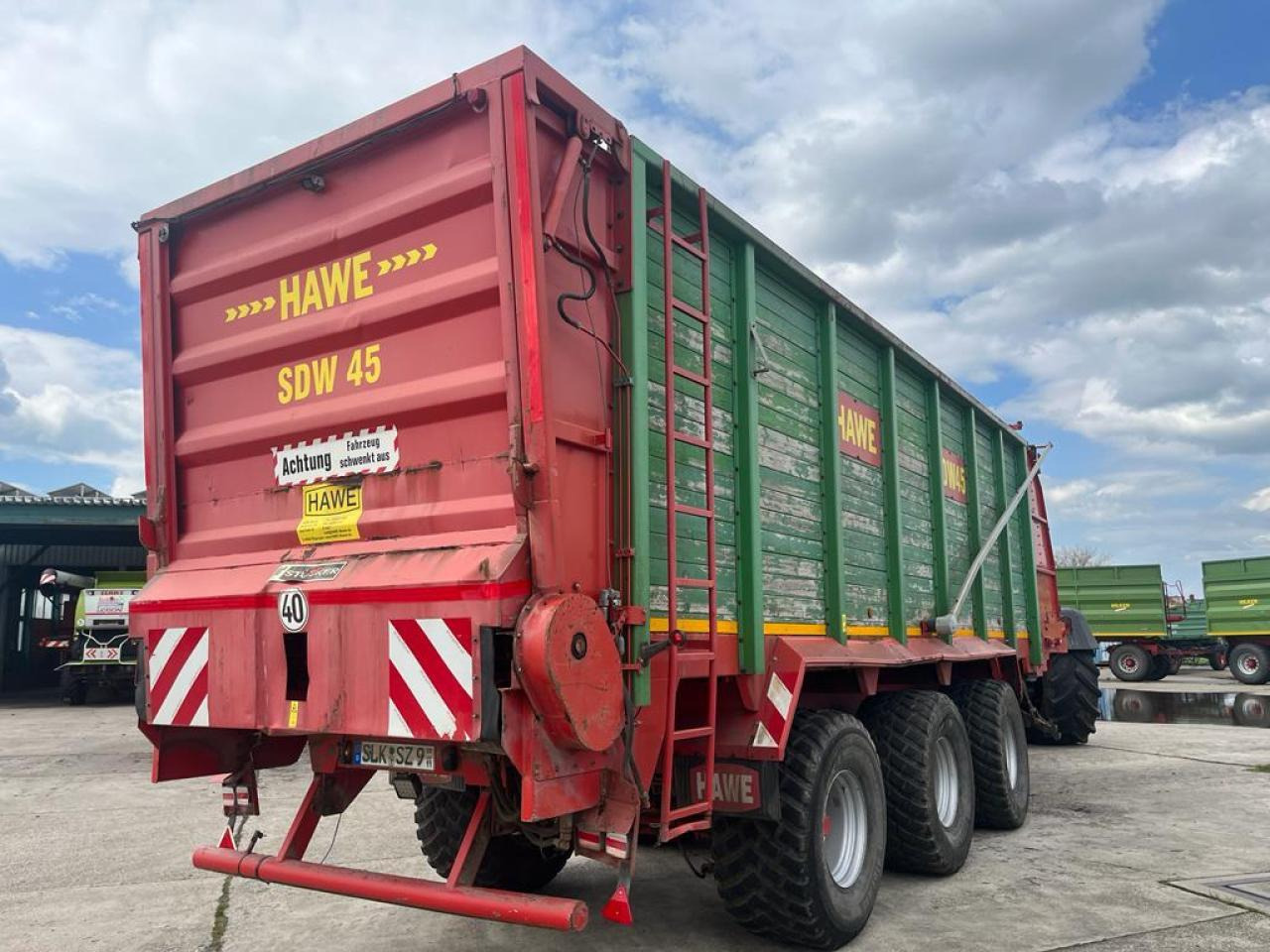 HAWE Tridem SDW 45T mit Heckentleerung - Landbruk tippvogn: bilde 3 HAWE Tridem SDW 45T mit Heckentleerung - Landbruk tippvogn: bilde 3