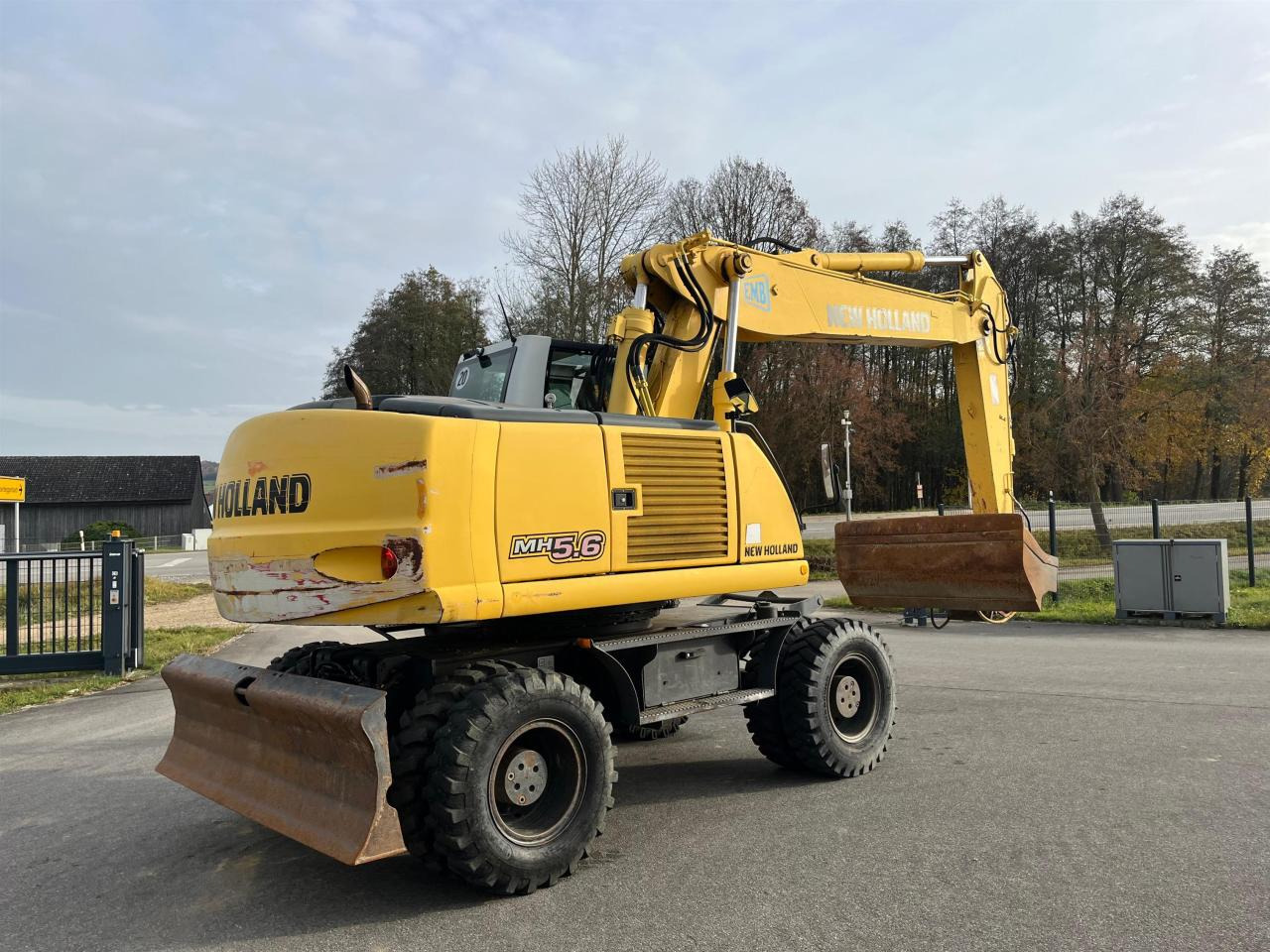 New Holland MH 5.6 inkl. Grabenlöffel, Tieflöffel - Hjulgraver: bilde 5 New Holland MH 5.6 inkl. Grabenlöffel, Tieflöffel - Hjulgraver: bilde 5