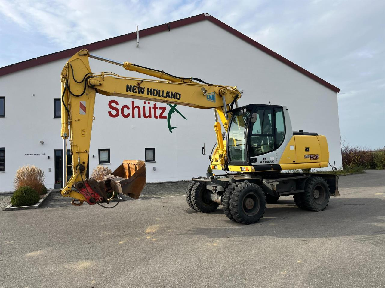 New Holland MH 5.6 inkl. Grabenlöffel, Tieflöffel - Hjulgraver: bilde 2 New Holland MH 5.6 inkl. Grabenlöffel, Tieflöffel - Hjulgraver: bilde 2