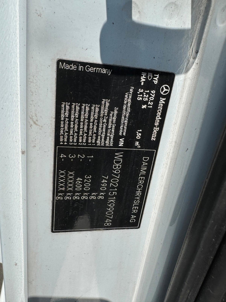 Mercedes-Benz 818 Koffer / LBW / AHK + DL - Varebil med skap: bilde 5 Mercedes-Benz 818 Koffer / LBW / AHK + DL - Varebil med skap: bilde 5