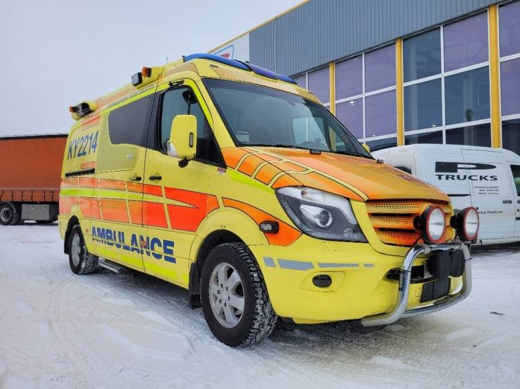 MERCEDES – BENZ SPRINTER AMBULANCE (TAMLANS) KLIMA, 11.2016, EURO 6 - Ambulanse: bilde 1 MERCEDES – BENZ SPRINTER AMBULANCE (TAMLANS) KLIMA, 11.2016, EURO 6 - Ambulanse: bilde 1