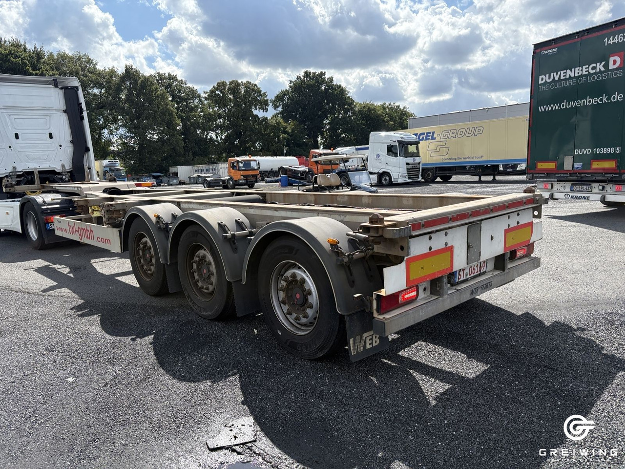 Web-Trailer LPRS 24 20/30/40/45 - Container-transport/ Vekselflak semitrailer: bilde 4 Web-Trailer LPRS 24 20/30/40/45 - Container-transport/ Vekselflak semitrailer: bilde 4