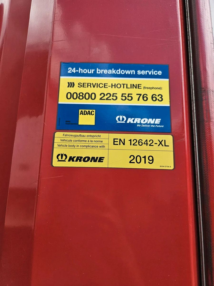 Gardintrailer Krone SD XL Code, Lifting Axle A: bilde 13