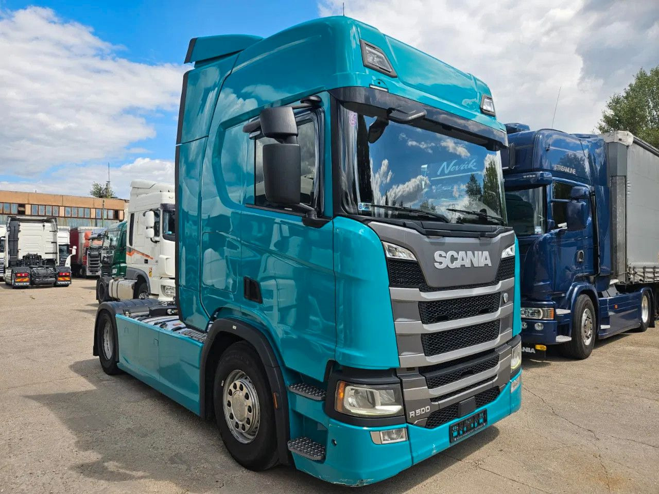 Scania R500 Standard-Turquoise-Standklima-Big NAVI-Hydr - Trekkvogn: bilde 2 Scania R500 Standard-Turquoise-Standklima-Big NAVI-Hydr - Trekkvogn: bilde 2