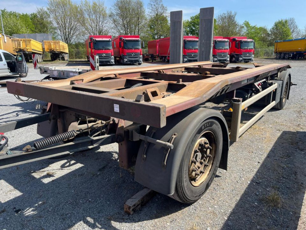 HUEFFERMANN 2-achs Abrollanhänger HAR 18.70 Containeranhänger - Krokhenger/ Liftdumper henger: bilde 1 HUEFFERMANN 2-achs Abrollanhänger HAR 18.70 Containeranhänger - Krokhenger/ Liftdumper henger: bilde 1