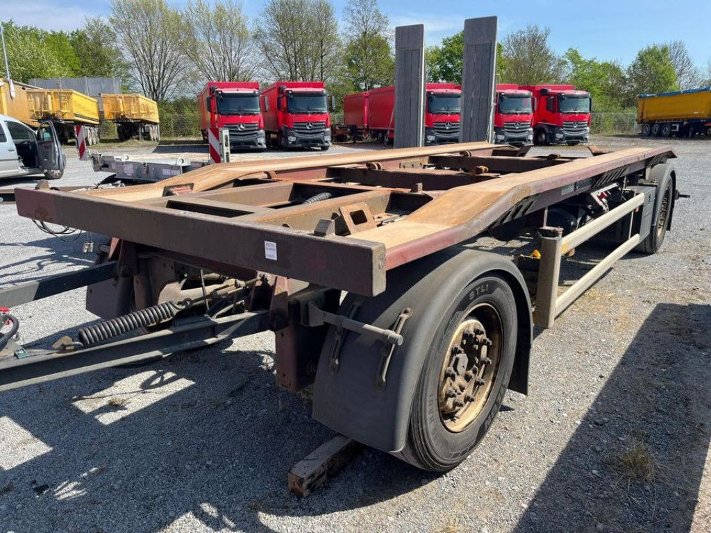 Hüffermann 2-achs Abrollanhänger HAR 18.70 Containeranhänge - Krokhenger/ Liftdumper henger: bilde 1 Hüffermann 2-achs Abrollanhänger HAR 18.70 Containeranhänge - Krokhenger/ Liftdumper henger: bilde 1