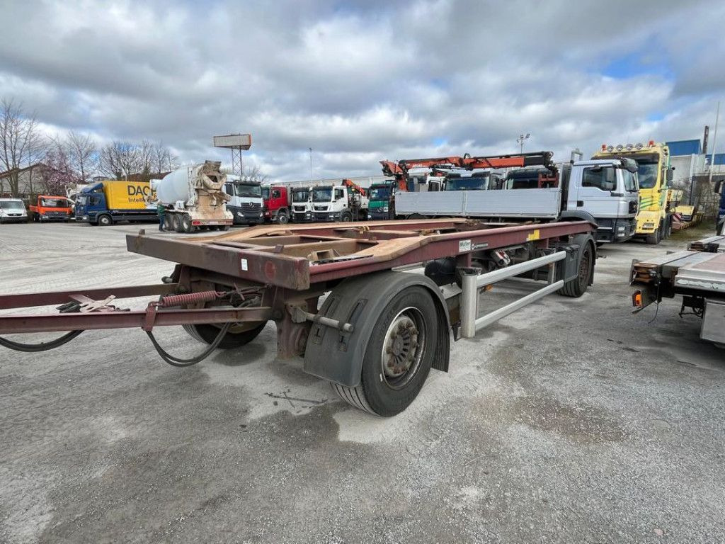 Hüffermann 2-achs Abrollanhänger HAR 18.70 Containeranhänge - Krokhenger/ Liftdumper henger: bilde 1 Hüffermann 2-achs Abrollanhänger HAR 18.70 Containeranhänge - Krokhenger/ Liftdumper henger: bilde 1