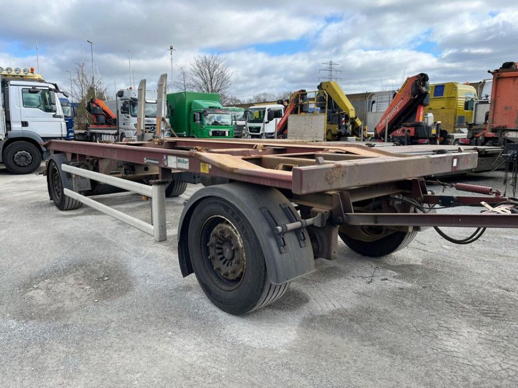 Hüffermann 2-achs Abrollanhänger HAR 18.70 Containeranhänge - Krokhenger/ Liftdumper henger: bilde 2 Hüffermann 2-achs Abrollanhänger HAR 18.70 Containeranhänge - Krokhenger/ Liftdumper henger: bilde 2