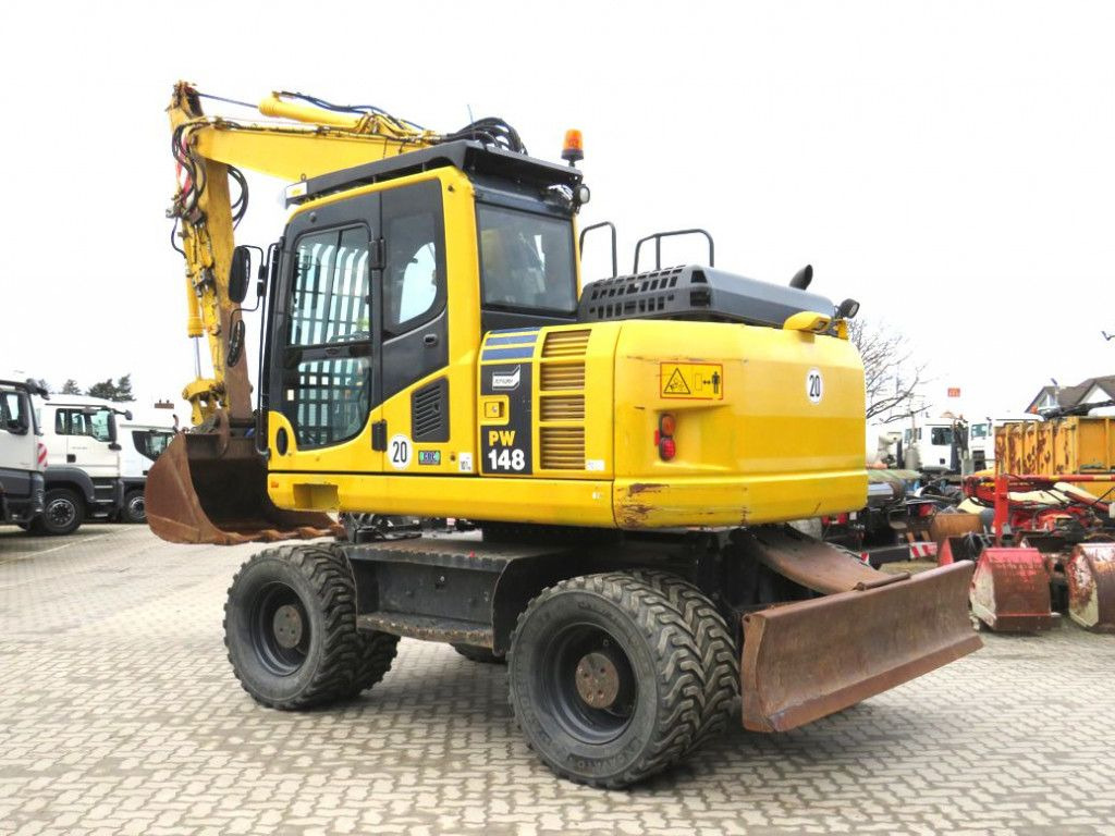 Komatsu Mobilbagger PW 148 - 8 Bagger 6.824h Deutsch top - Hjulgraver: bilde 4 Komatsu Mobilbagger PW 148 - 8 Bagger 6.824h Deutsch top - Hjulgraver: bilde 4