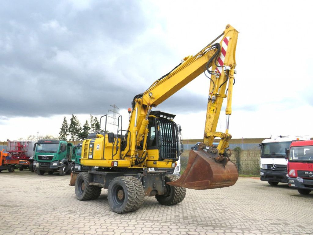Komatsu Mobilbagger PW 148 - 8 Bagger 6.824h Deutsch top - Hjulgraver: bilde 2 Komatsu Mobilbagger PW 148 - 8 Bagger 6.824h Deutsch top - Hjulgraver: bilde 2