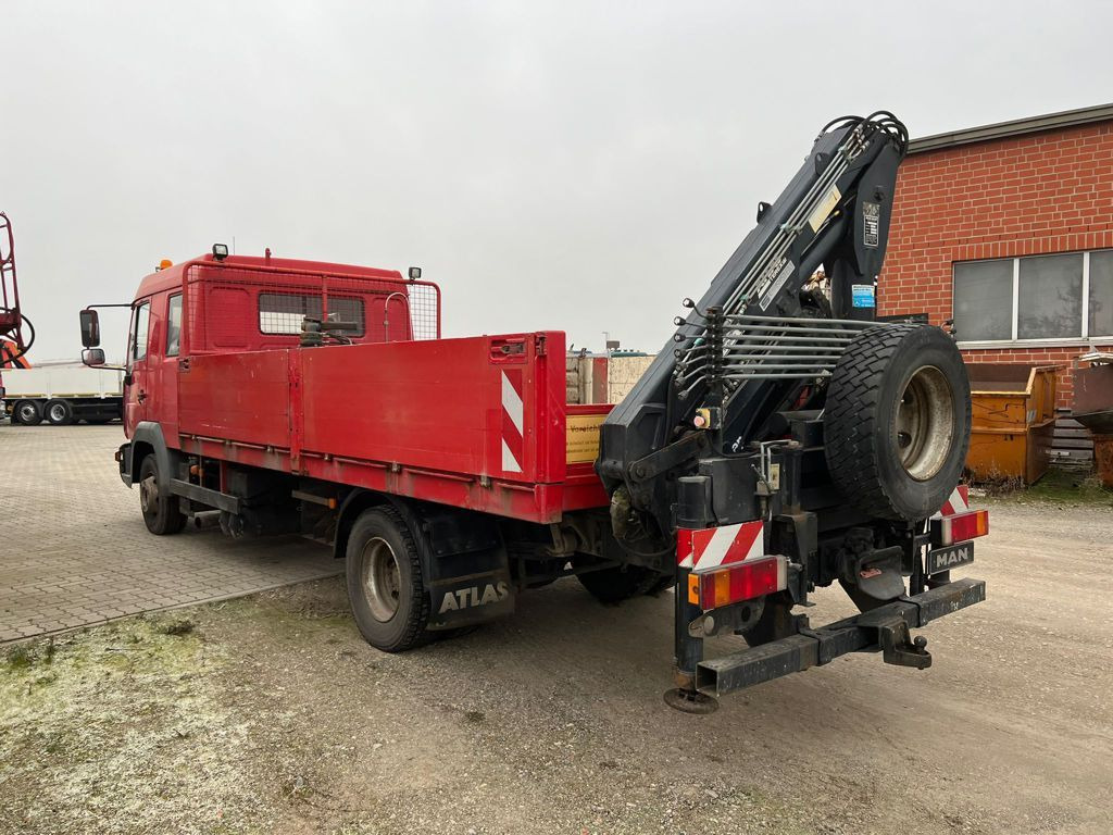 MAN LE 12.225 LC Pritsche Heckkran 6 Zylinder Doka T - Planbil, Kranbil: bilde 4 MAN LE 12.225 LC Pritsche Heckkran 6 Zylinder Doka T - Planbil, Kranbil: bilde 4