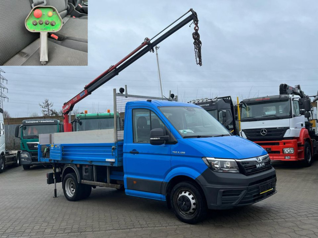 MAN TG-E 6.120 Pritsche Heckkran Funk - Varebil med plan: bilde 1 MAN TG-E 6.120 Pritsche Heckkran Funk - Varebil med plan: bilde 1