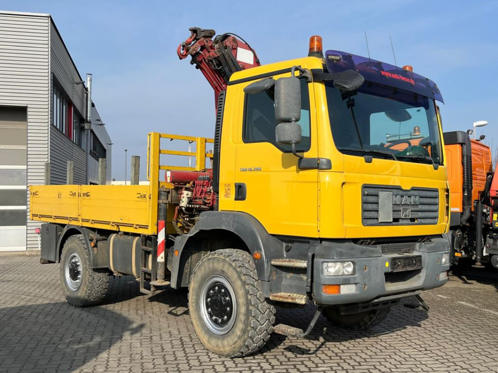 Planbil, Kranbil MAN TG-M 18.280 4x4 Pritsche Kran Singelreifen Funkfernbedienung: bilde 7 Planbil, Kranbil MAN TG-M 18.280 4x4 Pritsche Kran Singelreifen Funkfernbedienung: bilde 7