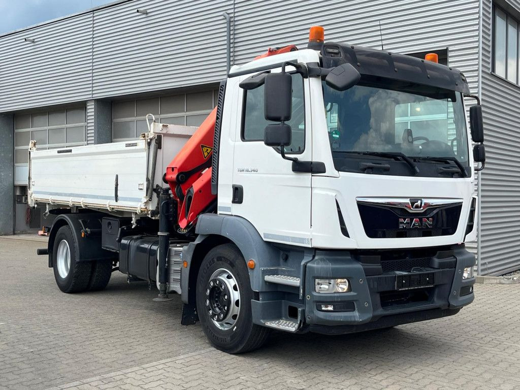 MAN TG-M 18.340 4x2 2-Achs Kipper Kran Palf. PK 130 - Tippbil, Kranbil: bilde 2 MAN TG-M 18.340 4x2 2-Achs Kipper Kran Palf. PK 130 - Tippbil, Kranbil: bilde 2