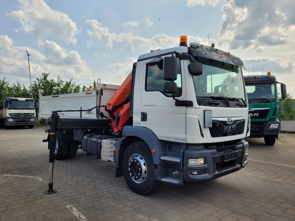 MAN TG-M 18.340 4x2 2-Achs Kipper Kran Palf. PK 130 - Tippbil, Kranbil: bilde 2 MAN TG-M 18.340 4x2 2-Achs Kipper Kran Palf. PK 130 - Tippbil, Kranbil: bilde 2