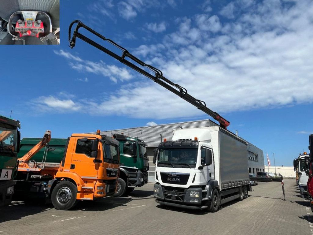 MAN TG-S 26.400 6x2-2 BL Pritsche Heckkran 5xhydr.Au - Kranbil: bilde 1 MAN TG-S 26.400 6x2-2 BL Pritsche Heckkran 5xhydr.Au - Kranbil: bilde 1