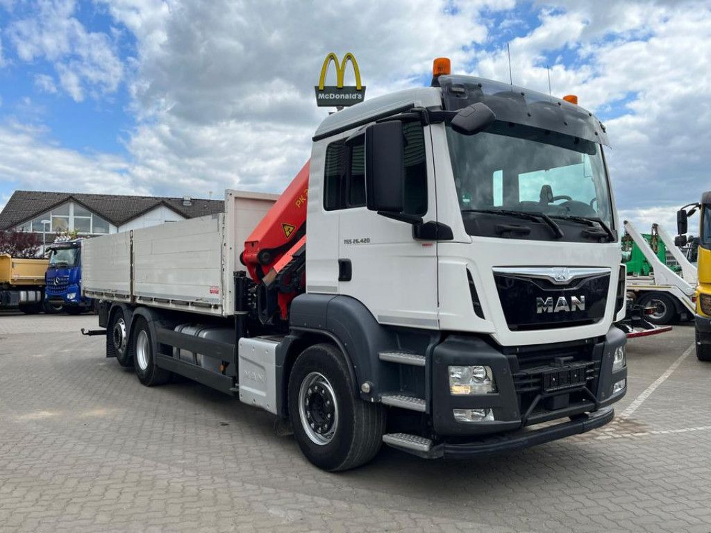 MAN TG-S 26.420 6x2 BL Pritsche Kran Palf. PK 22002+ - Planbil, Kranbil: bilde 3 MAN TG-S 26.420 6x2 BL Pritsche Kran Palf. PK 22002+ - Planbil, Kranbil: bilde 3