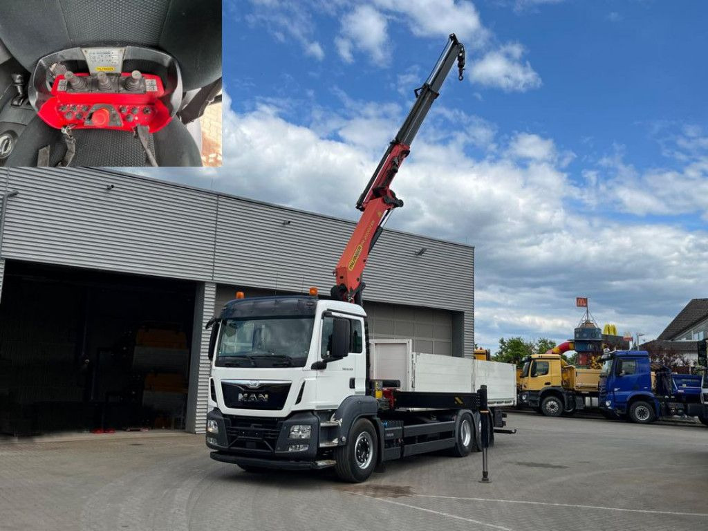 MAN TG-S 26.420 6x2 BL Pritsche Kran Palf. PK 22002+ - Planbil, Kranbil: bilde 2 MAN TG-S 26.420 6x2 BL Pritsche Kran Palf. PK 22002+ - Planbil, Kranbil: bilde 2