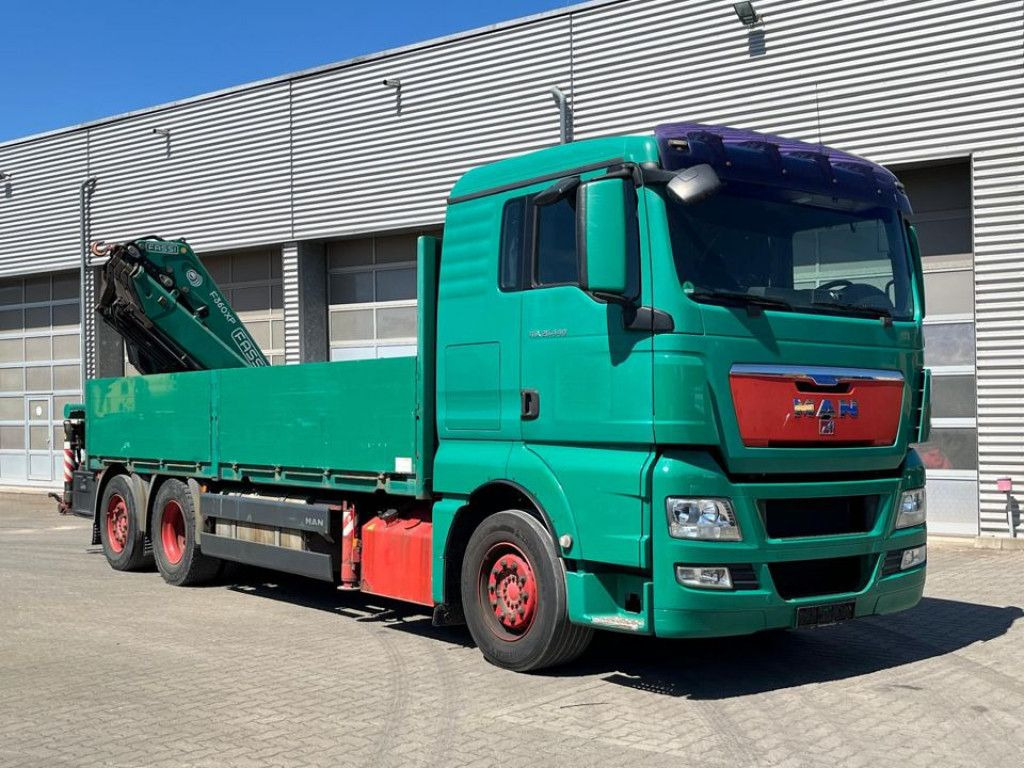 MAN TG-X 26.440 6x2-2 BL Pritsche Heckkran Fassi 360 - Planbil, Kranbil: bilde 2 MAN TG-X 26.440 6x2-2 BL Pritsche Heckkran Fassi 360 - Planbil, Kranbil: bilde 2