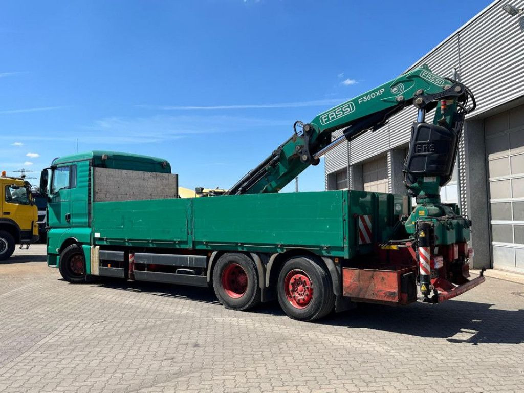 MAN TG-X 26.440 6x2-2 BL Pritsche Heckkran Fassi 360 - Planbil, Kranbil: bilde 3 MAN TG-X 26.440 6x2-2 BL Pritsche Heckkran Fassi 360 - Planbil, Kranbil: bilde 3