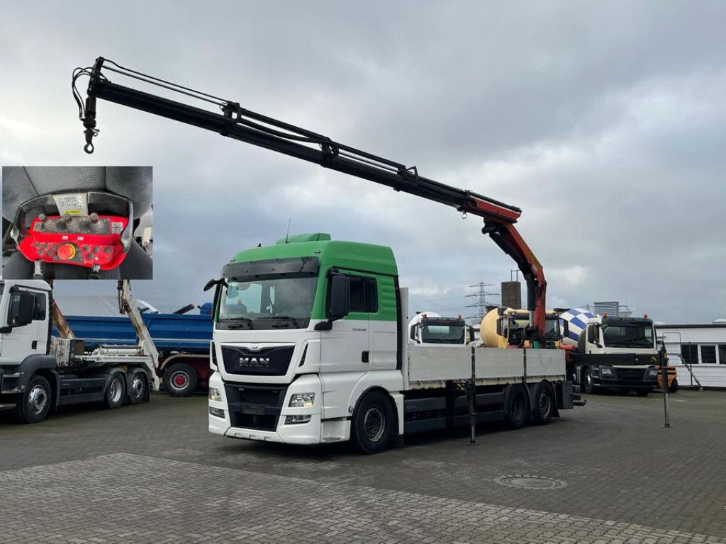 MAN TG-X 26.480 6x2 Pritsche Heckkran Palfinger 2400 - Planbil, Kranbil: bilde 1 MAN TG-X 26.480 6x2 Pritsche Heckkran Palfinger 2400 - Planbil, Kranbil: bilde 1