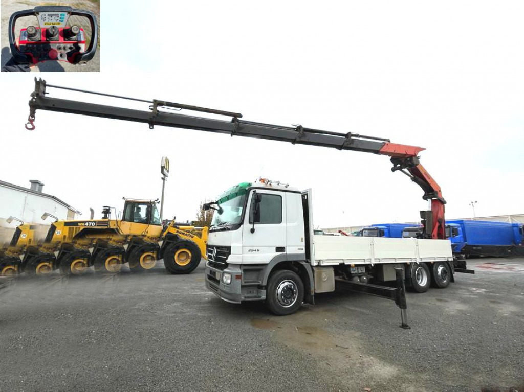 MERCEDES-BENZ Actros 2546 L 6x2  Pritsche Heckkran Palfinger PK 44.002+Winde - Planbil, Kranbil: bilde 1 MERCEDES-BENZ Actros 2546 L 6x2  Pritsche Heckkran Palfinger PK 44.002+Winde - Planbil, Kranbil: bilde 1