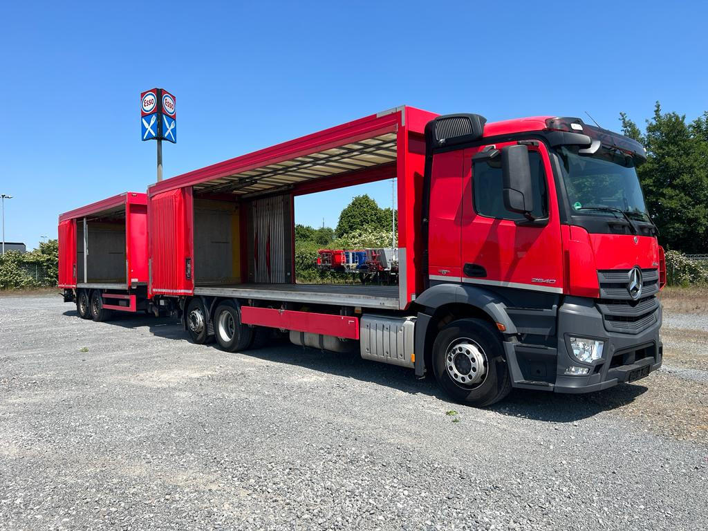 Kapellbil MERCEDES-BENZ Antos 2540 L 6x2 Pritsche LBW Coca Cola Getränke 8,6m: bilde 12