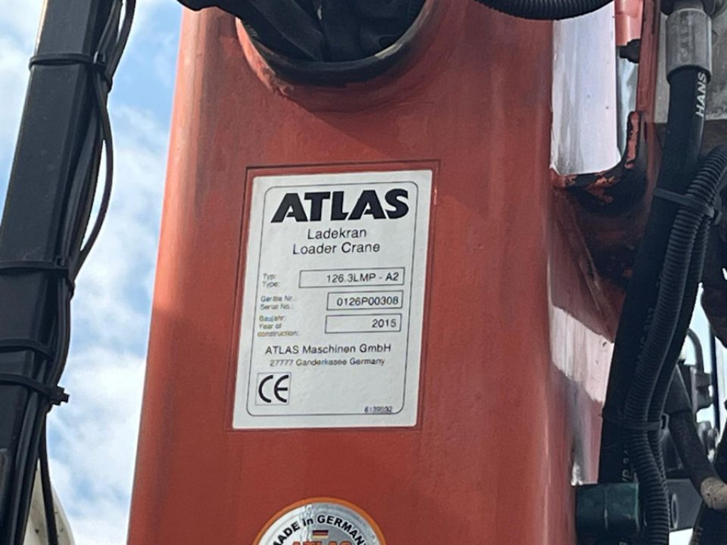 MERCEDES-BENZ Arocs 1835 K 2-Achs Kipper Kran Atlas 126.3 - Tippbil, Kranbil: bilde 5 MERCEDES-BENZ Arocs 1835 K 2-Achs Kipper Kran Atlas 126.3 - Tippbil, Kranbil: bilde 5