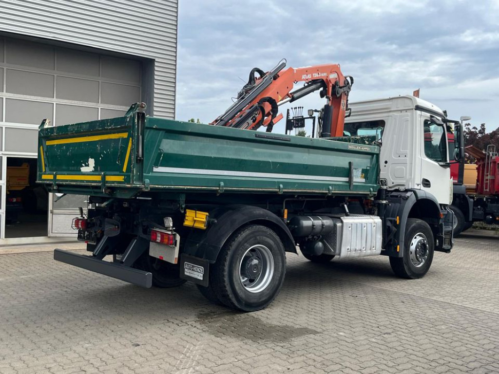 Tippbil, Kranbil MERCEDES-BENZ Arocs 1835 K 2-Achs Kipper Kran Atlas 126.3: bilde 10