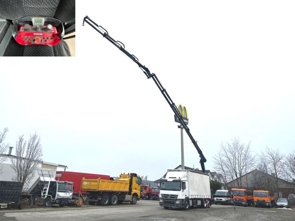 Mercedes-Benz Actros 2541 L6x2 Pritsche Heckkran 34m/to, Jib, - Kranbil, Kapellbil: bilde 1 Mercedes-Benz Actros 2541 L6x2 Pritsche Heckkran 34m/to, Jib, - Kranbil, Kapellbil: bilde 1