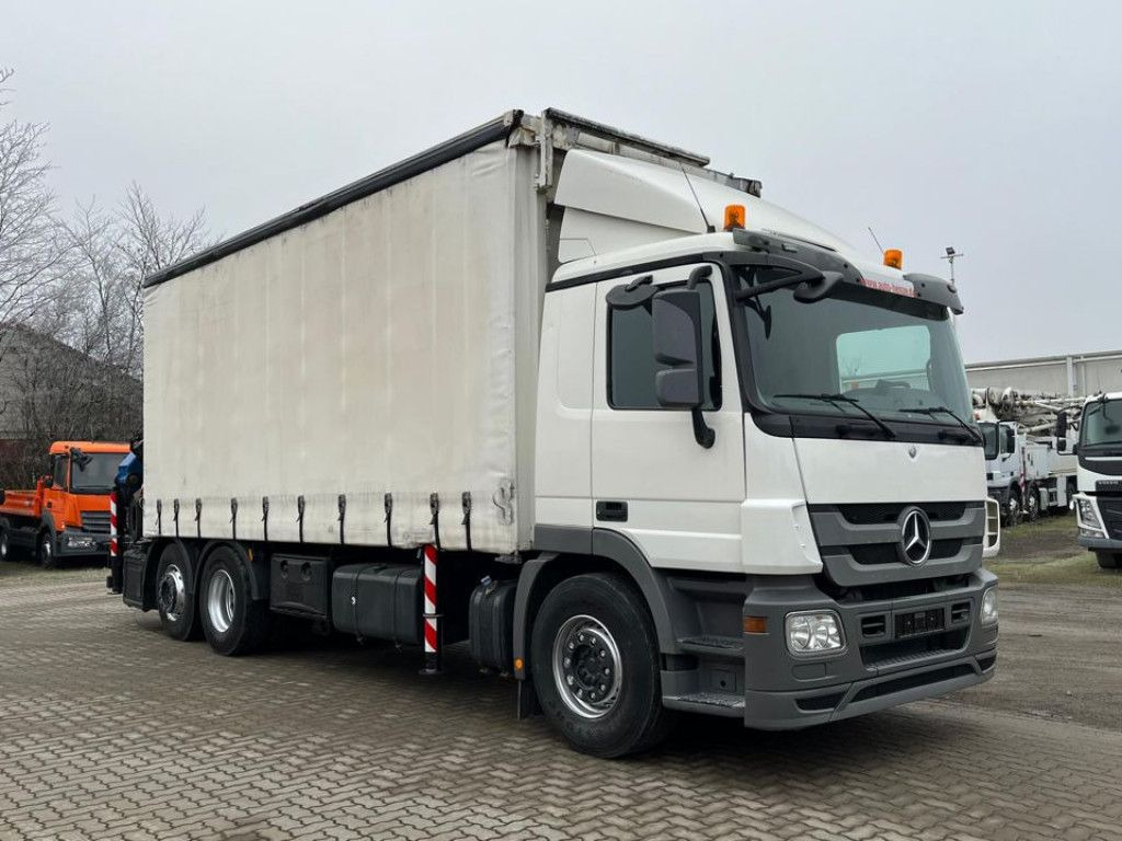 Mercedes-Benz Actros 2541 L6x2 Pritsche Heckkran 34m/to, Jib, - Kranbil, Kapellbil: bilde 2 Mercedes-Benz Actros 2541 L6x2 Pritsche Heckkran 34m/to, Jib, - Kranbil, Kapellbil: bilde 2
