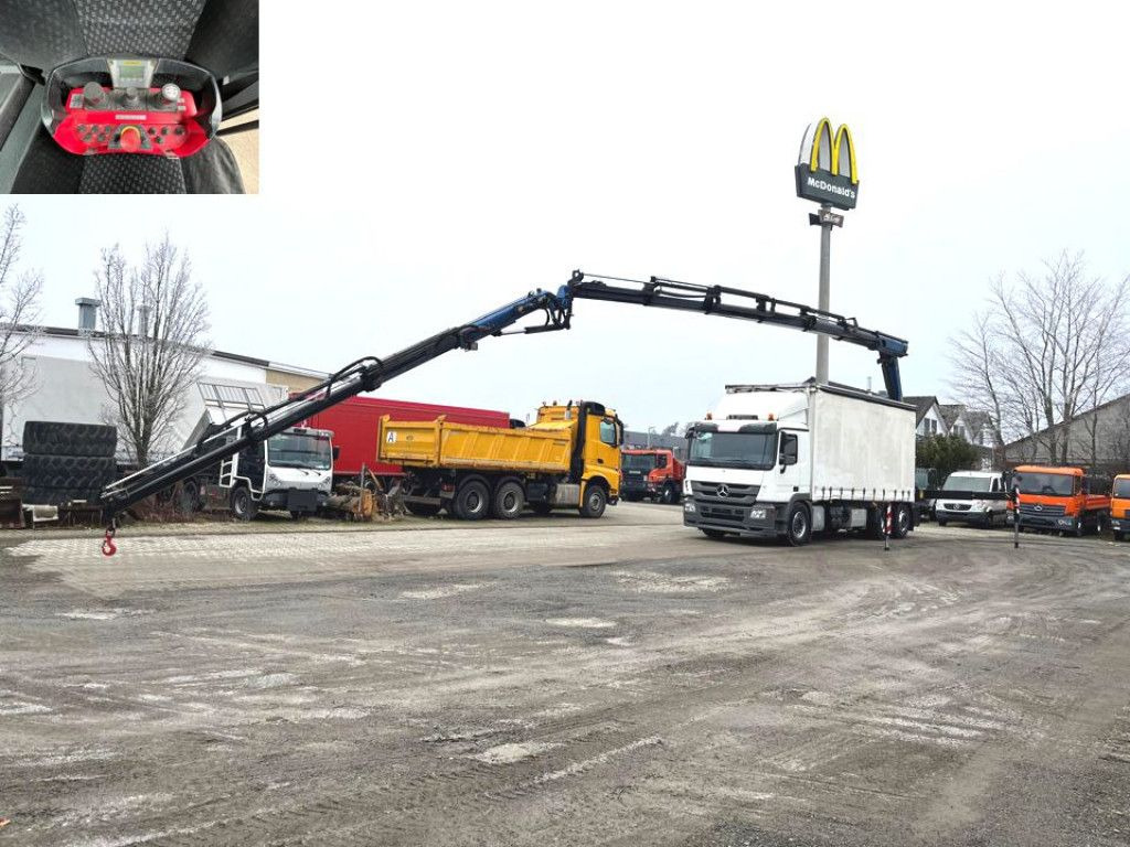 Mercedes-Benz Actros 2541 L6x2 Pritsche Heckkran 34m/to, Jib, - Kranbil, Kapellbil: bilde 3 Mercedes-Benz Actros 2541 L6x2 Pritsche Heckkran 34m/to, Jib, - Kranbil, Kapellbil: bilde 3
