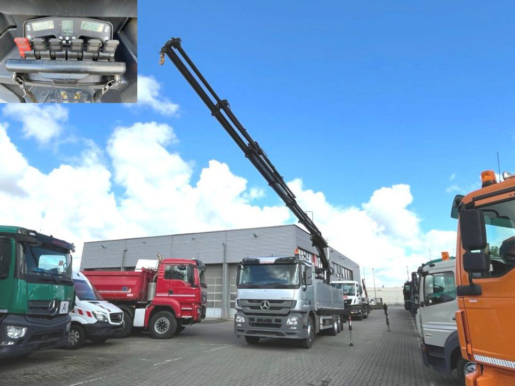 Mercedes-Benz Actros 2546 L 6x2 Pritsche Heckkran Hiab 288 6x - Planbil, Kranbil: bilde 1 Mercedes-Benz Actros 2546 L 6x2 Pritsche Heckkran Hiab 288 6x - Planbil, Kranbil: bilde 1