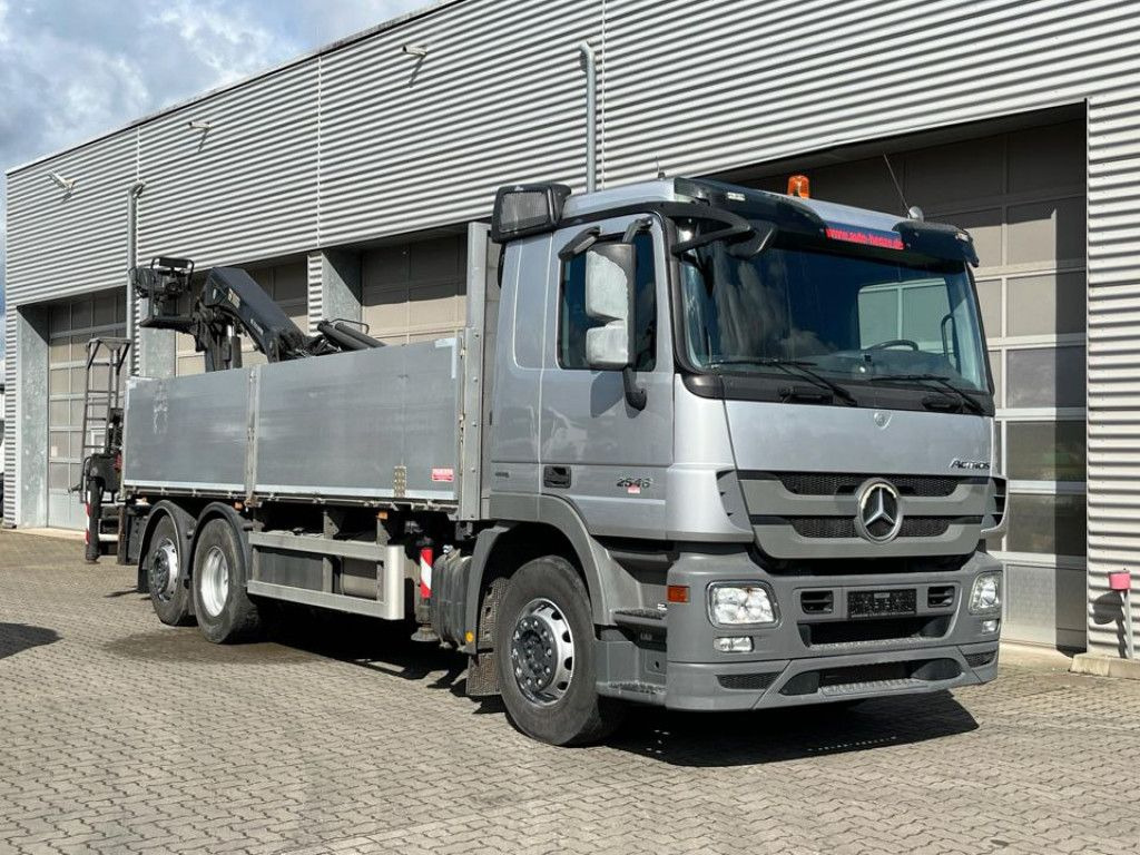 Mercedes-Benz Actros 2546 L 6x2 Pritsche Heckkran Hiab 288 6x - Planbil, Kranbil: bilde 2 Mercedes-Benz Actros 2546 L 6x2 Pritsche Heckkran Hiab 288 6x - Planbil, Kranbil: bilde 2