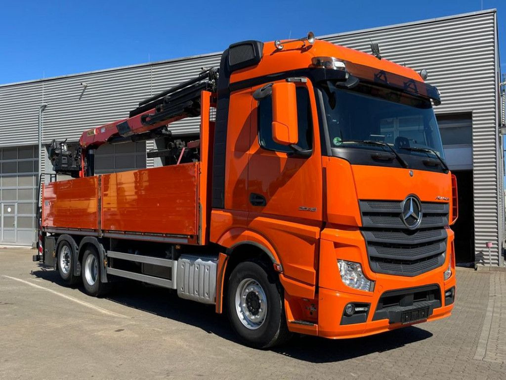 Mercedes-Benz Actros 2648 L 6x2 Pritsche Heckkran 3xhydr.Aussc - Planbil, Kranbil: bilde 2 Mercedes-Benz Actros 2648 L 6x2 Pritsche Heckkran 3xhydr.Aussc - Planbil, Kranbil: bilde 2