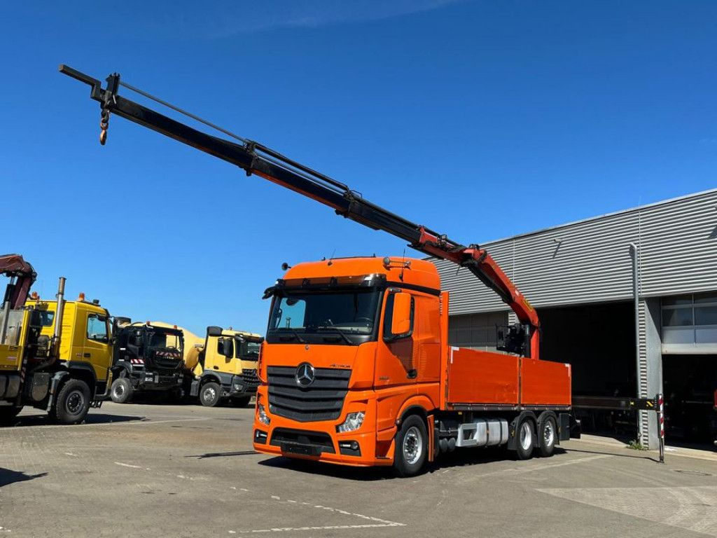 Mercedes-Benz Actros 2648 L 6x2 Pritsche Heckkran 3xhydr.Aussc - Planbil, Kranbil: bilde 1 Mercedes-Benz Actros 2648 L 6x2 Pritsche Heckkran 3xhydr.Aussc - Planbil, Kranbil: bilde 1