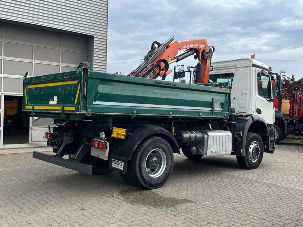 Mercedes-Benz Arocs 1835 K 2-Achs Kipper Kran Atlas 126.3 - Tippbil, Kranbil: bilde 4 Mercedes-Benz Arocs 1835 K 2-Achs Kipper Kran Atlas 126.3 - Tippbil, Kranbil: bilde 4